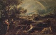 Peter Paul Rubens Landscape with a Rainbow oil painting picture wholesale